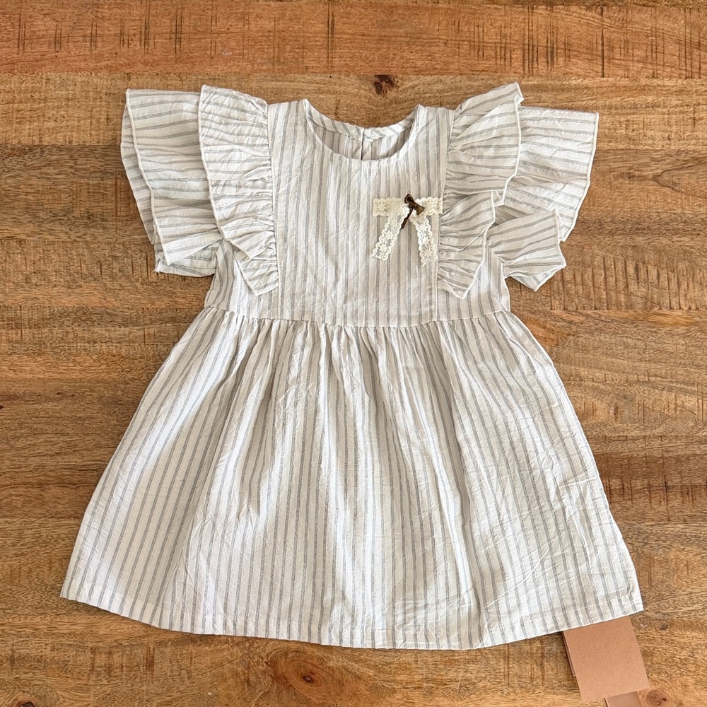 Ruffle Sleeve Dress